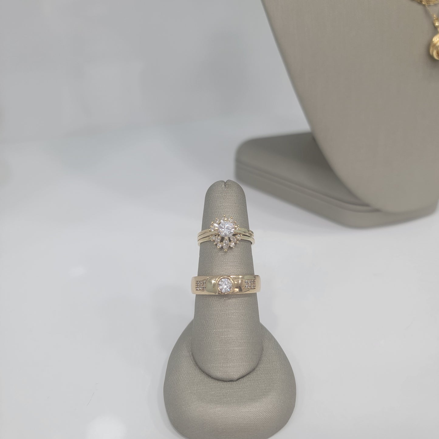 Set de anillos de compromiso