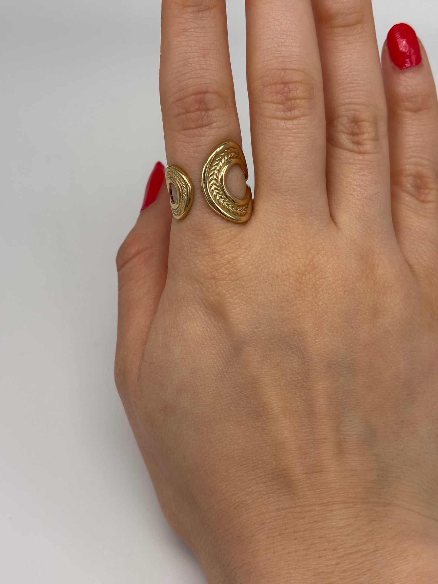 Anillo Wavy Oro 14K