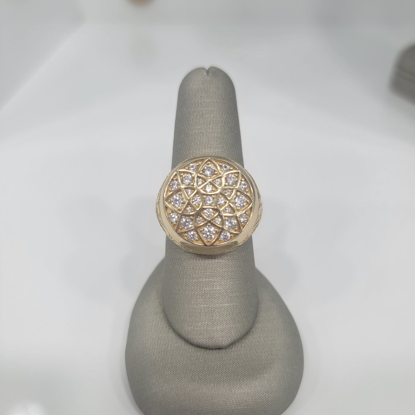 Sortija estilo Rosetta 14k
