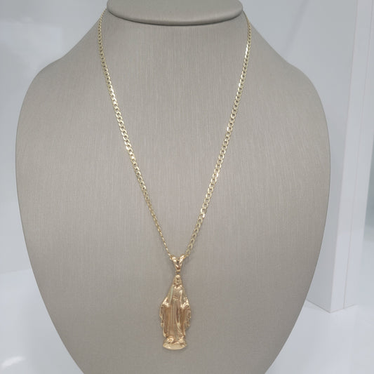 Cadena y dije de la virgen Inmaculada 10k